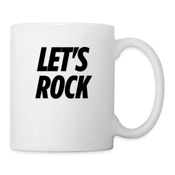 Let's Rock - Tasse - Weiß - Rechts