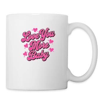 Je t'aime mon amour T-shirt pour cadeau valentin - Mug blanc - blanc - Droite