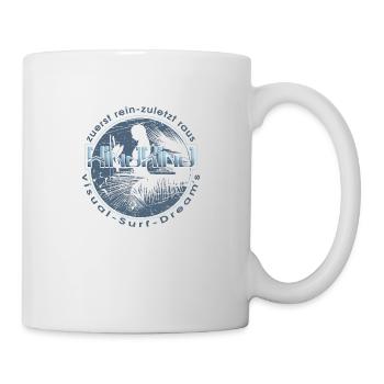 Rêve de surf visuel - Mug blanc - blanc - Droite