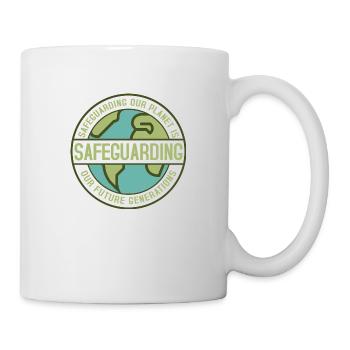 Protéger notre planète Journée de la Terre P - Mug blanc - blanc - Droite