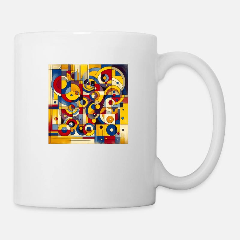 Abstrakte Kunst - Tasse - Weiß