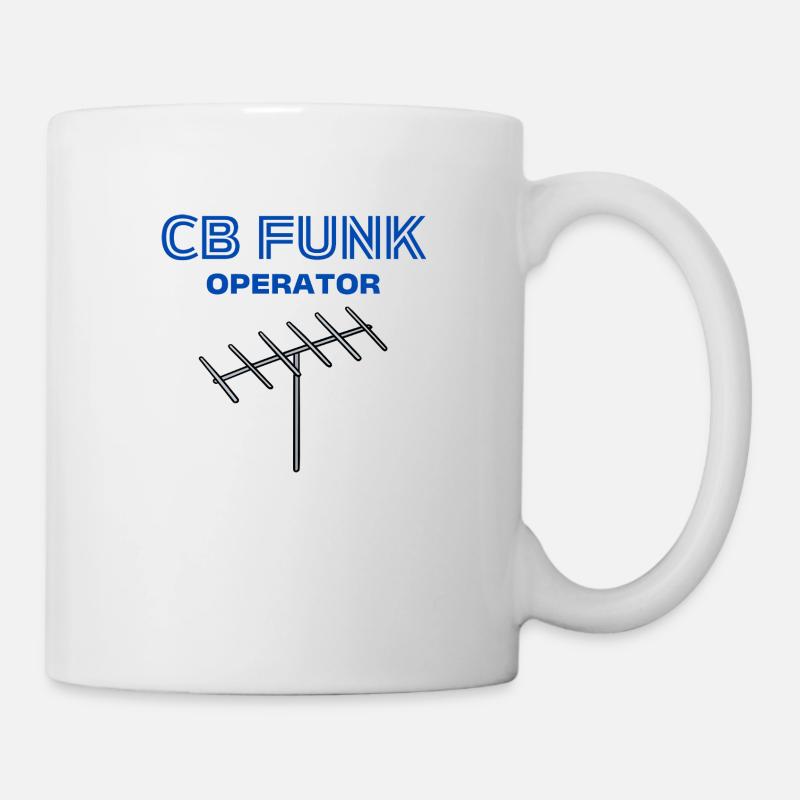 Opérateur radio CB - Mug blanc - blanc
