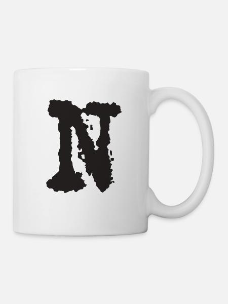 N - Tasse - Weiß