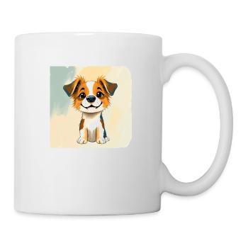 Berger australien mignon - Mug blanc - blanc - Droite