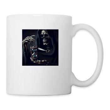 Memento Mori - Tasse - Weiß - Rechts