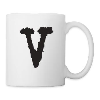 V - Tasse - Weiß - Rechts
