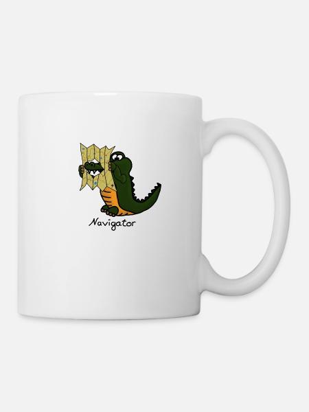 Navigateur - Mug blanc - blanc