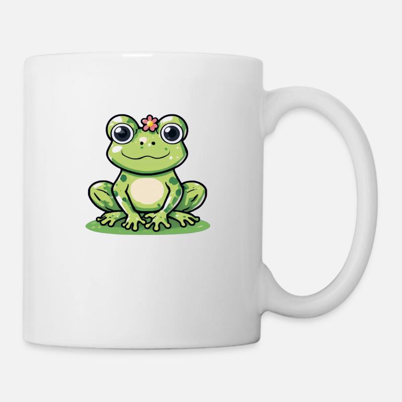 frosch - Tasse - Weiß