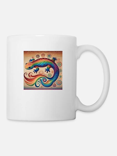 Salamandre Power Animal - Mug blanc - blanc