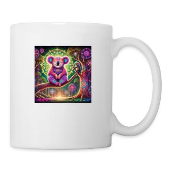 Koala animal de pouvoir - Mug blanc - blanc - Droite