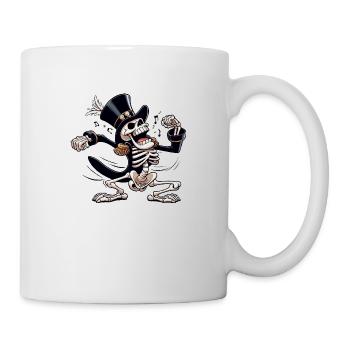 Skeleton Musical PNG - Mug - white - Right