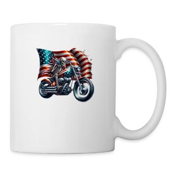 Motorrad,motorcycle,dirkbike motocross - Tasse - Weiß - Rechts