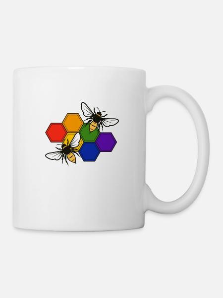 PrideBee - Tasse - Weiß