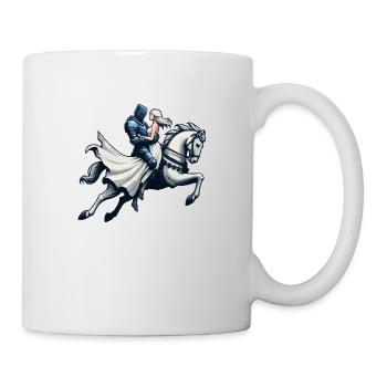 Blauer Prinz - Tasse - Weiß - Rechts