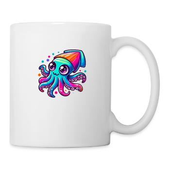 Colorful Squid for Kids - Mug - white - Right