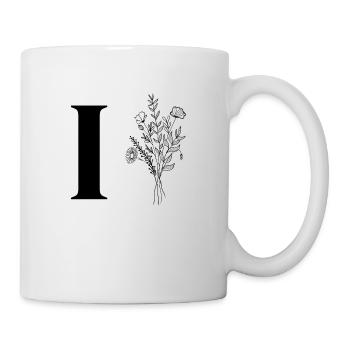 Minimalist flowers - Mug - white - Right