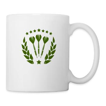 fléchettes - Mug blanc - blanc - Droite