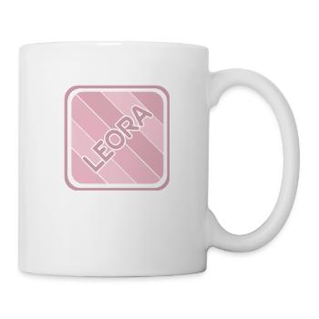 First name Leora - Mug - white - Right