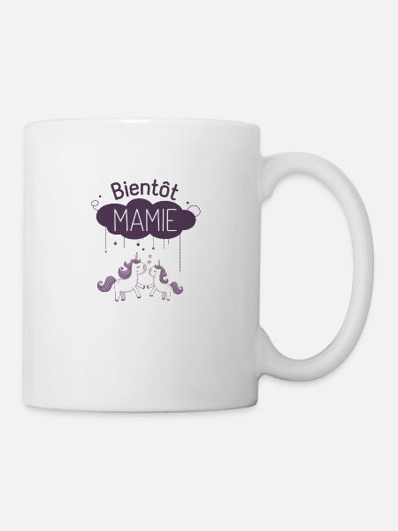 Bientôt Mamie Future Grand mère - Mug blanc - blanc