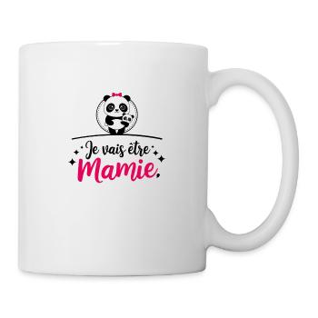 JE vais être mamie - Mug blanc - blanc - Droite