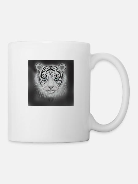 Blue EyeTiger - Tasse - Weiß