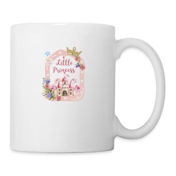 Château de la princesse et roses - Mug blanc - blanc - Droite