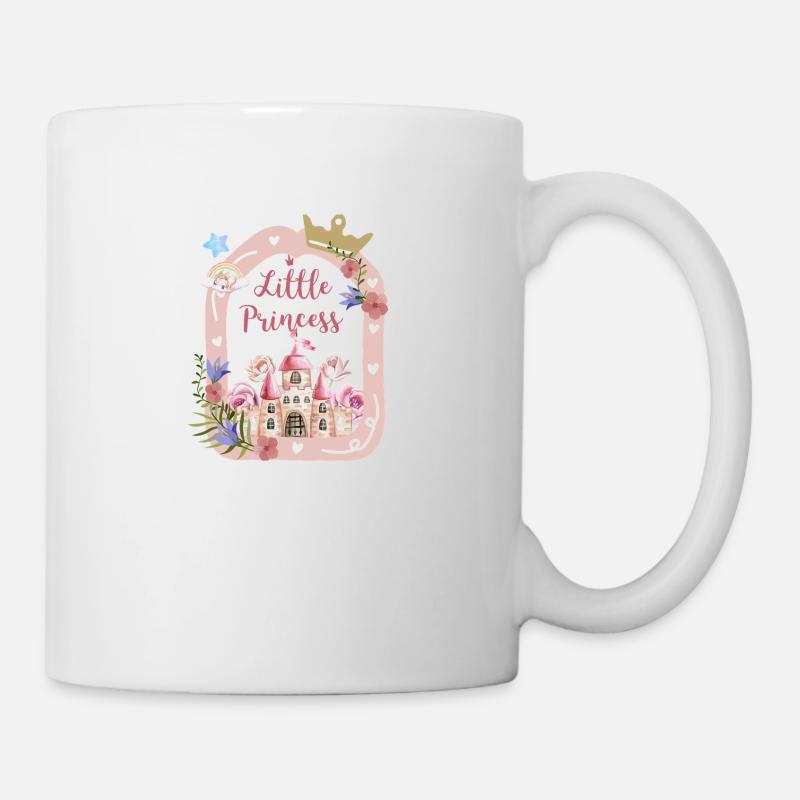 princesse castle and roses - Mug - white