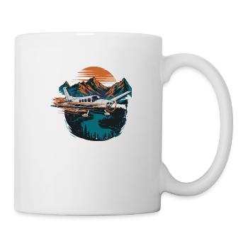 Buchenhandwerk - Tasse - Weiß - Rechts