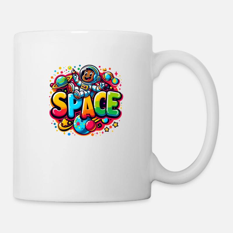 Space Astronautenkind - Tasse - Weiß
