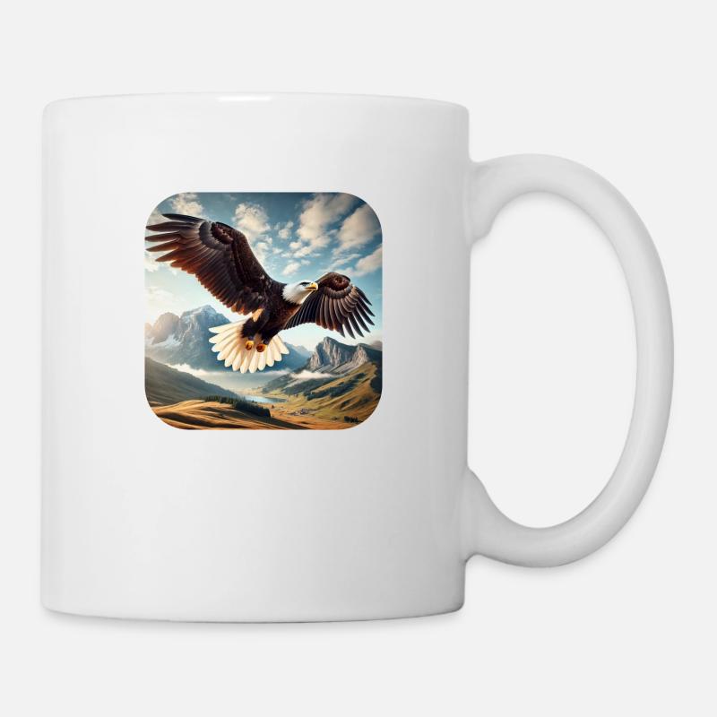 Pygargue à tête blanche - Mug blanc - blanc