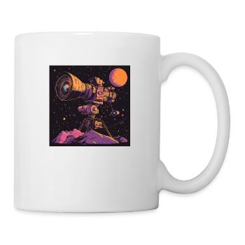 Space rock - Tasse - Weiß - Rechts