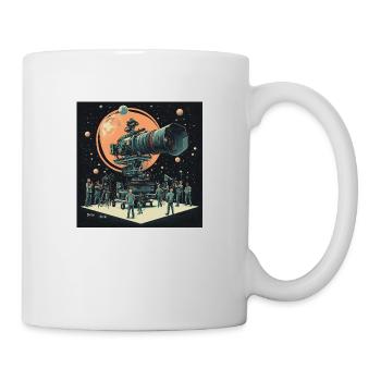 Camera stars - Tasse - Weiß - Rechts