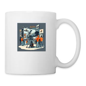 The camera studio - Tasse - Weiß - Rechts