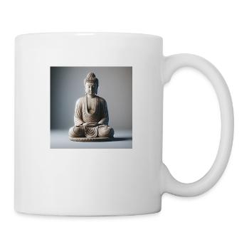 3D Buddha - Tasse - Weiß - Rechts