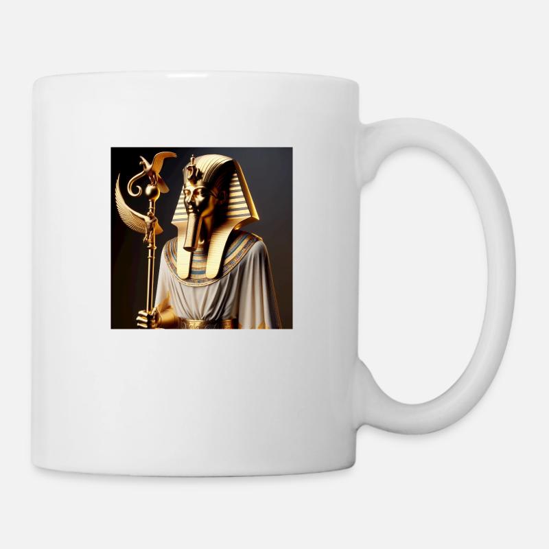 3D Pharao - Tasse - Weiß