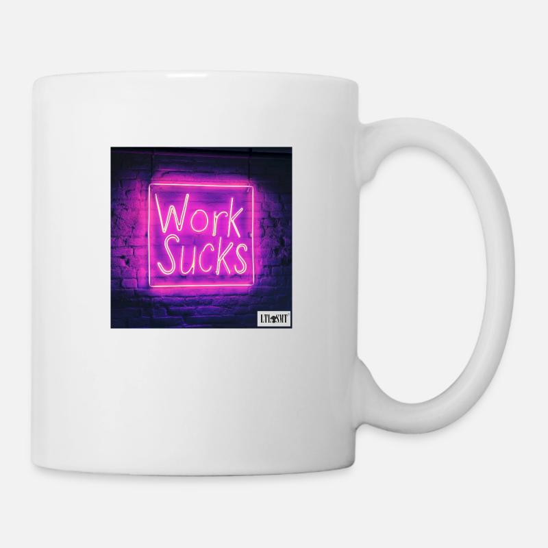 À propos de la vie - Mug blanc - blanc