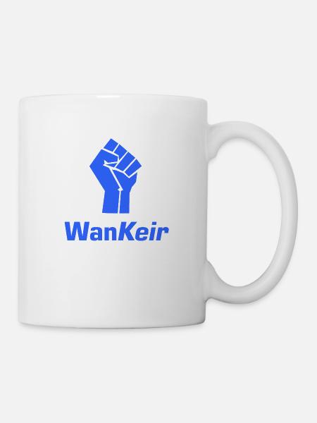 WanKeir blue - Mug - white