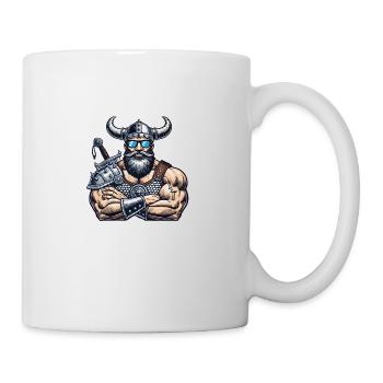 wikinger sonnenbrille - Tasse - Weiß - Rechts