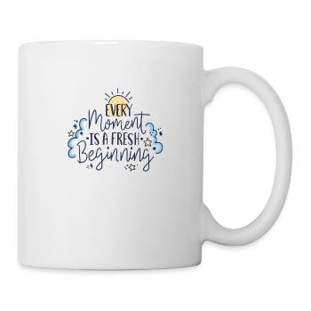 Chaque instant est un début de rafraîchissement - Mug blanc - blanc - Droite