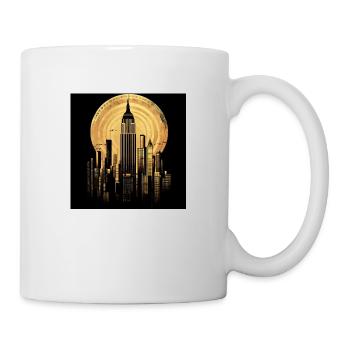 New York gold 2 - Tasse - Weiß - Rechts
