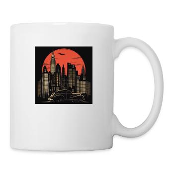 New York night - Tasse - Weiß - Rechts