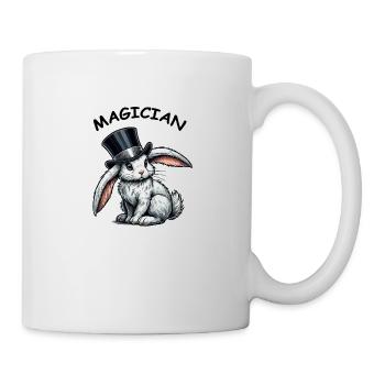 Cylindre de lapin - Mug blanc - blanc - Droite