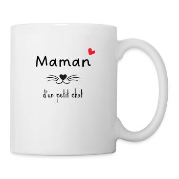 Mom of a Little Cat - Matching Little Baby - Mug - white - Right