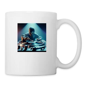 Ninja DJ - Tasse - Weiß - Rechts