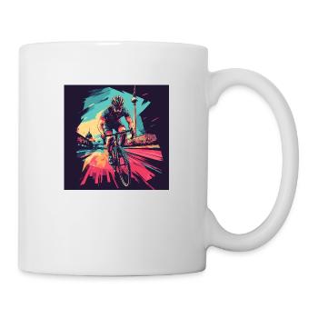 Bike - Tasse - Weiß - Rechts