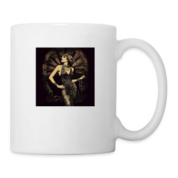Berlin 20s girl - Tasse - Weiß - Rechts