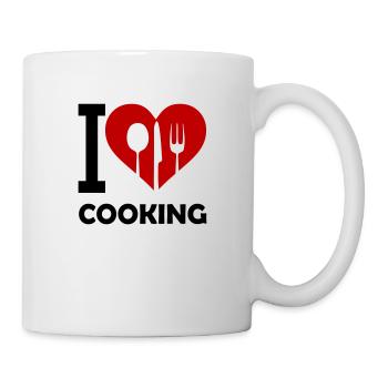 i love cooking 02 - Mug - white - Right