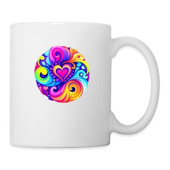 Herz - Tasse - Weiß - Rechts