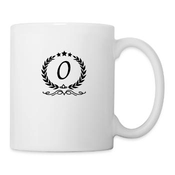 Buchstabe o Krone - Tasse - Weiß - Rechts