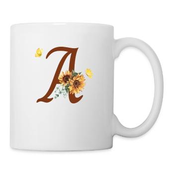 Brief an Sunflower Butterfly - Tasse - Weiß - Rechts